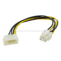 4 Pin IDE to 6 Pin PCIE GPU Power Cable